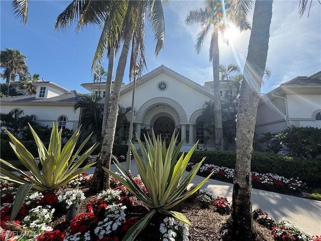 view of front of home