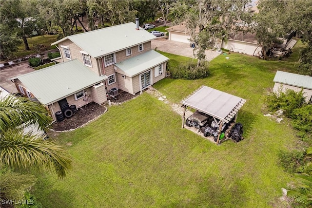 drone / aerial view