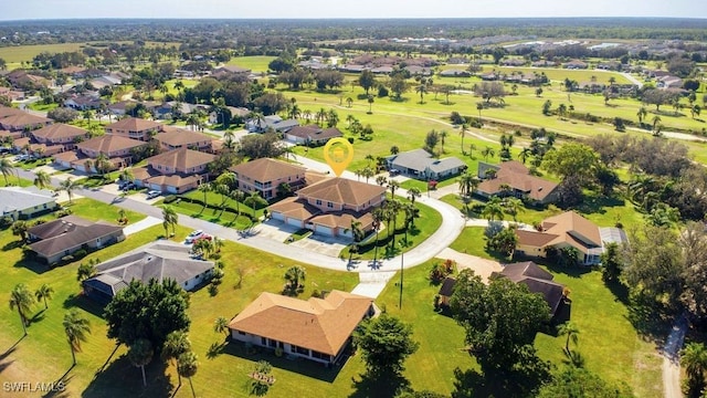 19914 Lake Vista Cir N Unit 2, Lehigh Acres, FL 33936 - aerial view of property and surrounding area featuring nearby suburban area
