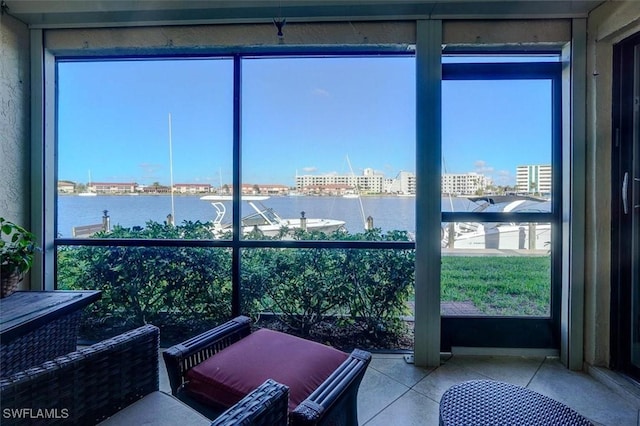 5103 Sunnybrook Ct Unit 3, Cape Coral, FL 33904 - sunroom with a water view