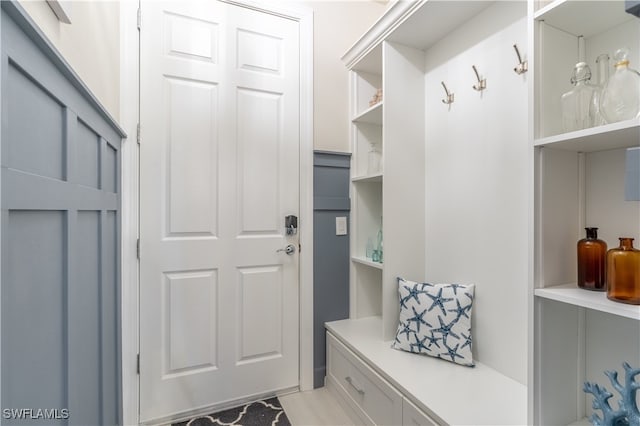 view of mudroom