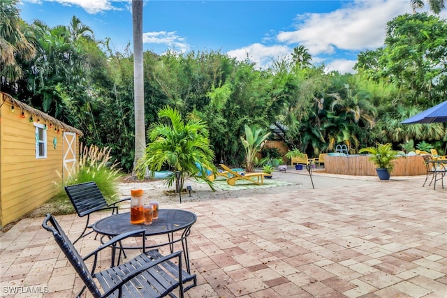 view of patio