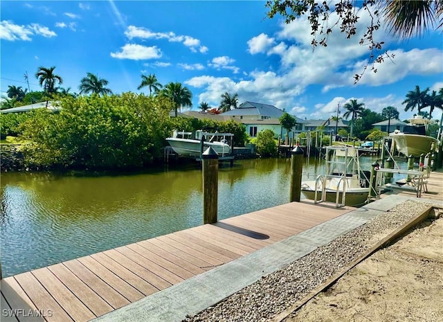 1200 Cherrystone Ct Unit B209, Naples, FL 34102 - dock with boat lift and a water view