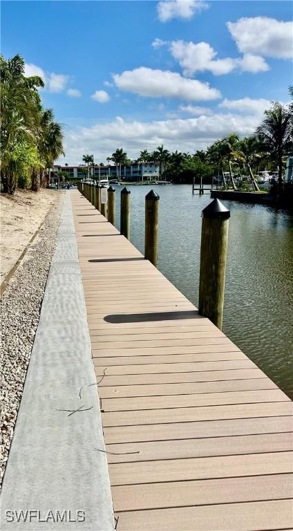 1200 Cherrystone Ct Unit B209, Naples, FL 34102 - dock featuring a water view