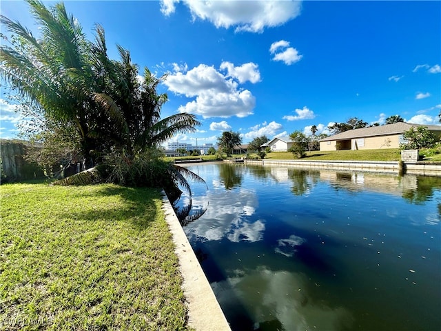 property view of water