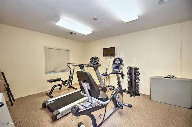 view of workout room