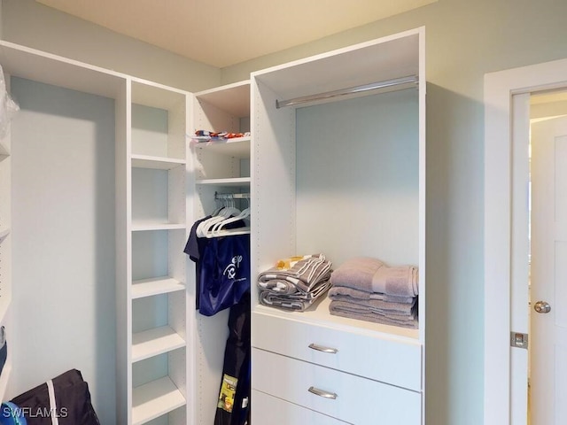 view of closet