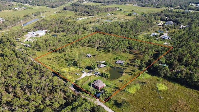 10010 Saint Paul Rd, North Fort Myers, FL 33917 - view of rural area featuring property parcel outlined