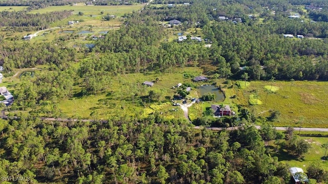 10010 Saint Paul Rd, North Fort Myers, FL 33917 - aerial view of property's location featuring a heavily wooded area
