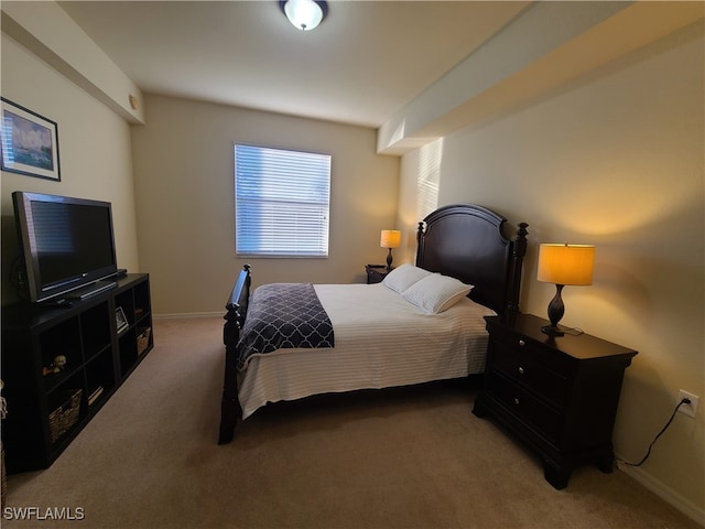 bedroom featuring carpet flooring