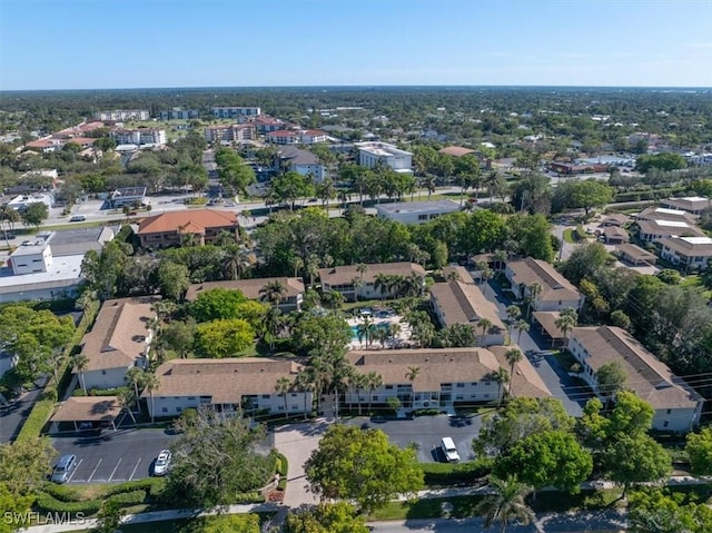 drone / aerial view featuring a residential view