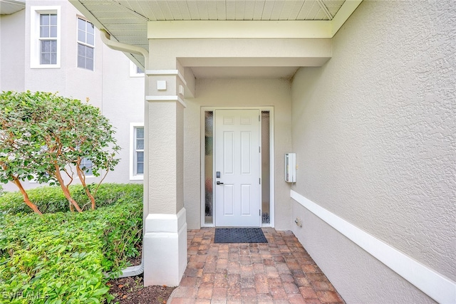 view of entrance to property