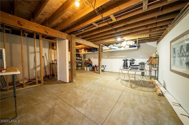 21671/21673 Indian Bayou Dr, Fort Myers Beach, FL 33931 - view of unfinished basement