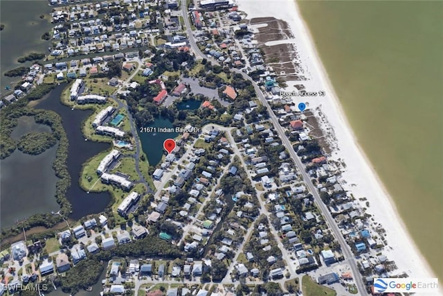 21671/21673 Indian Bayou Dr, Fort Myers Beach, FL 33931 - view of property location featuring a nearby body of water