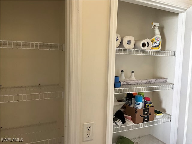 view of pantry