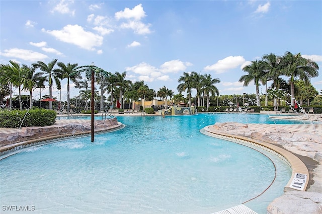 view of swimming pool