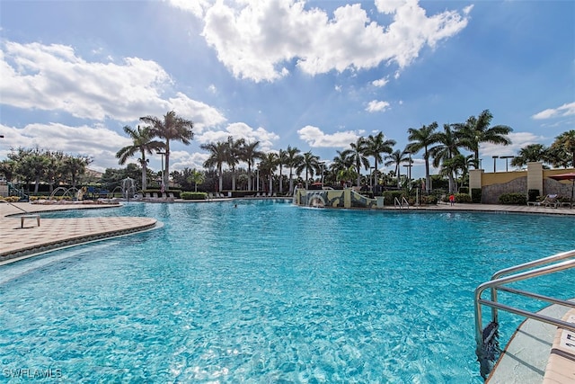 view of pool