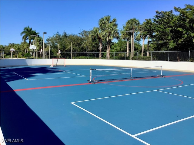 view of sport court