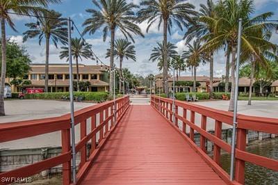 view of dock area