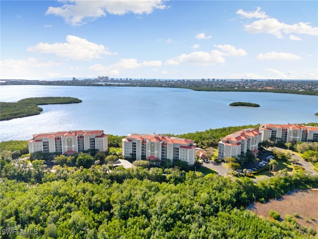 269 Vintage Bay Dr Unit C-13, Marco Island, FL 34145 - drone / aerial view of a nearby body of water and apartment complex