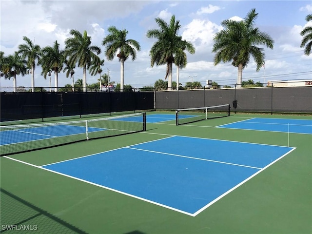 view of sport court featuring basketball court