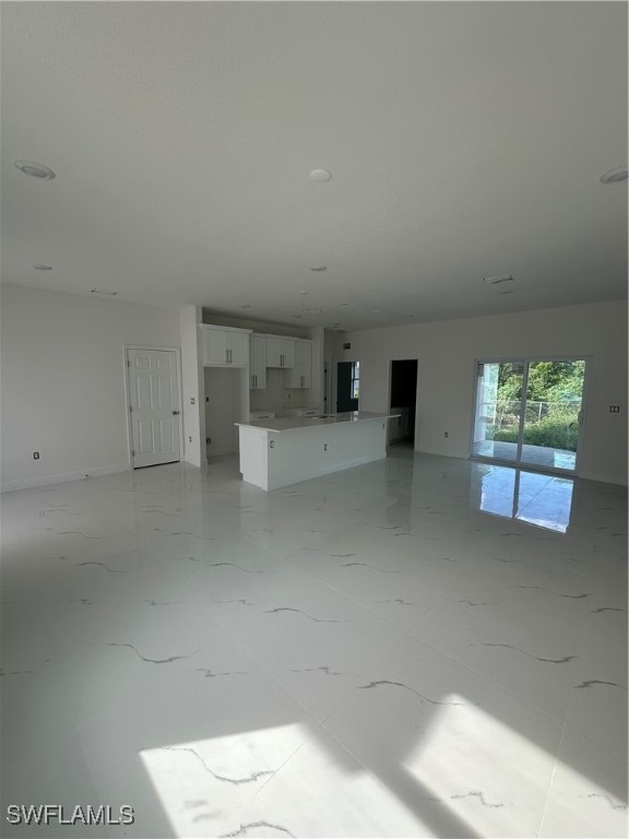 view of unfurnished living room