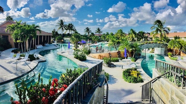 view of community pool