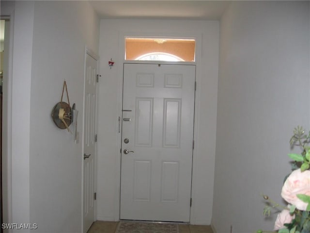 view of doorway to outside