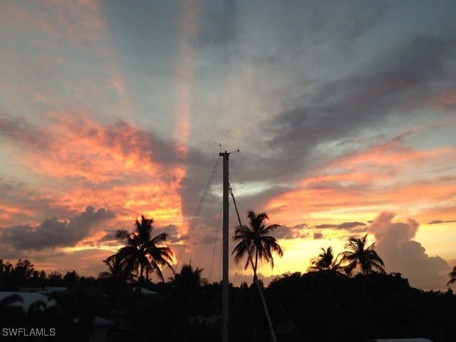 view of nature at dusk