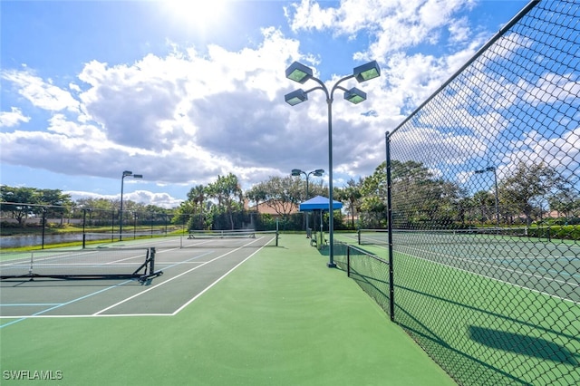 view of sport court