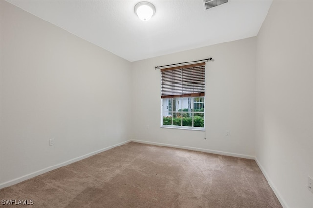 empty room with carpet floors