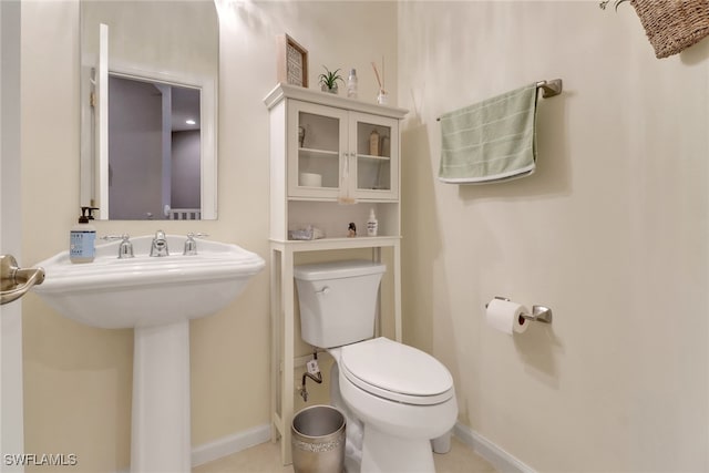 bathroom with toilet