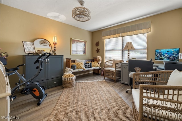 interior space featuring light hardwood / wood-style flooring