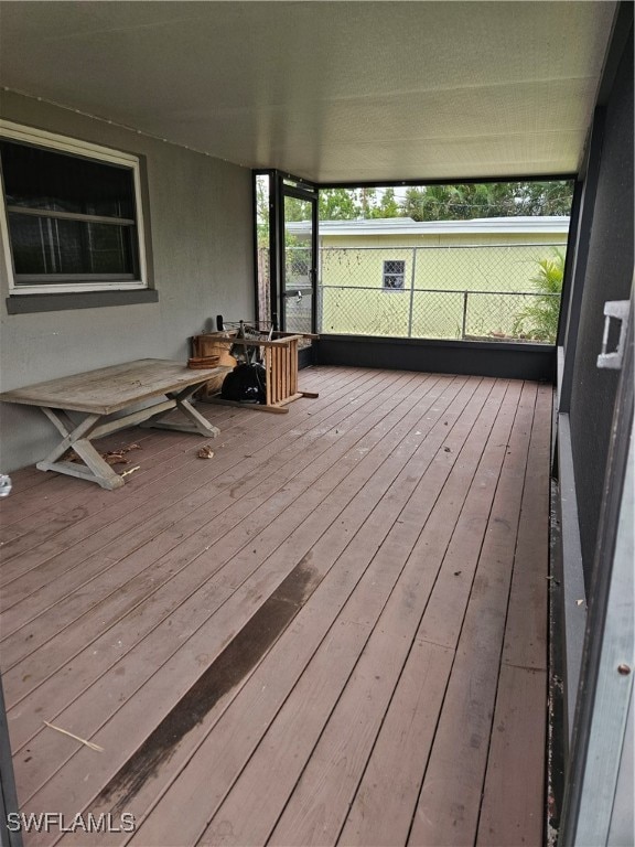 view of deck