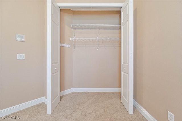 view of closet