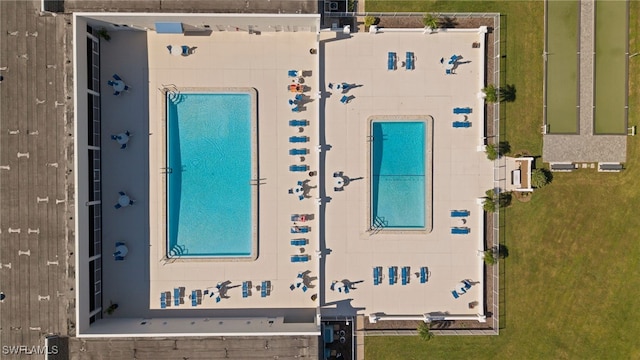 drone / aerial view