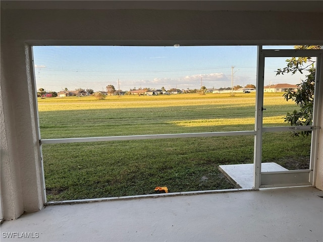 exterior space featuring concrete floors