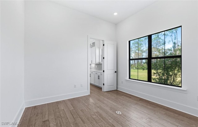 14111 Calaveras Ct, Estero, FL 33928 - spare room with light wood-style flooring and baseboards