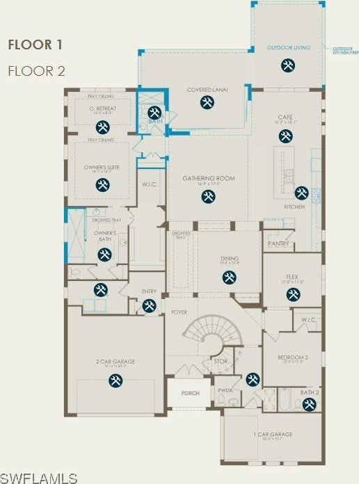 14111 Calaveras Ct, Estero, FL 33928 - property floor plan