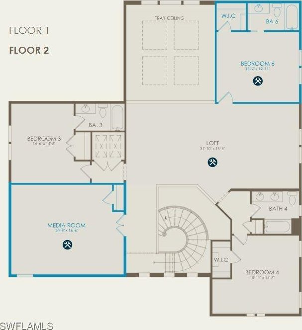 14111 Calaveras Ct, Estero, FL 33928 - home floor plan