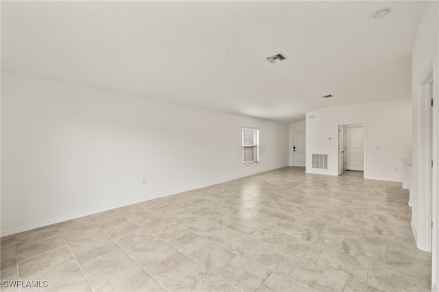 view of unfurnished living room