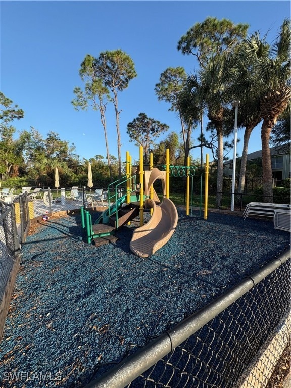 view of jungle gym