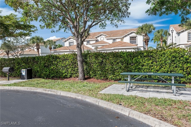 surrounding community with a residential view