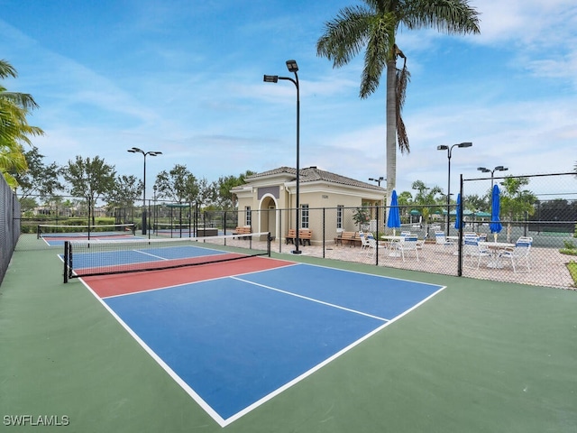 view of sport court