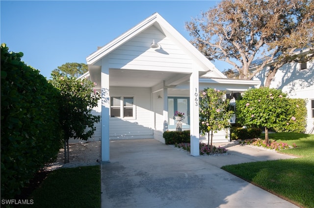 view of front of house