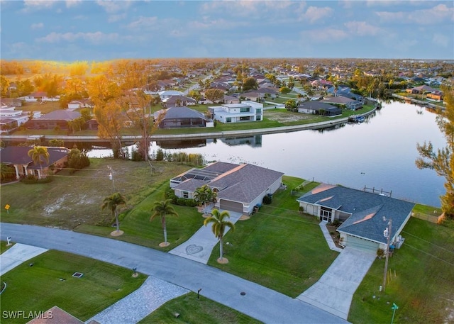 2902 SW 10th Pl, Cape Coral, FL 33914 - aerial view of residential area with a nearby body of water