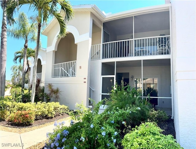 view of property exterior featuring stucco siding