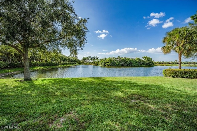 property view of water