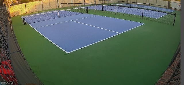 view of tennis court