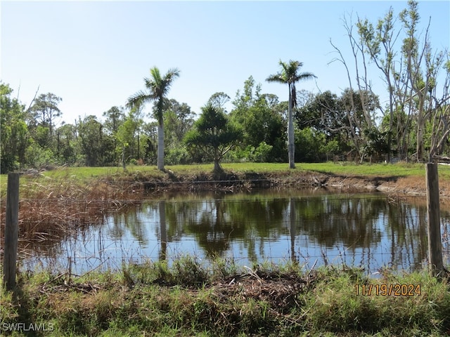 view of water feature